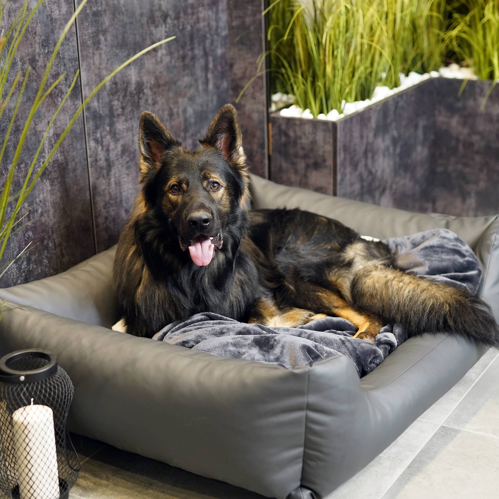 legowisko dla psa z ekoskóry