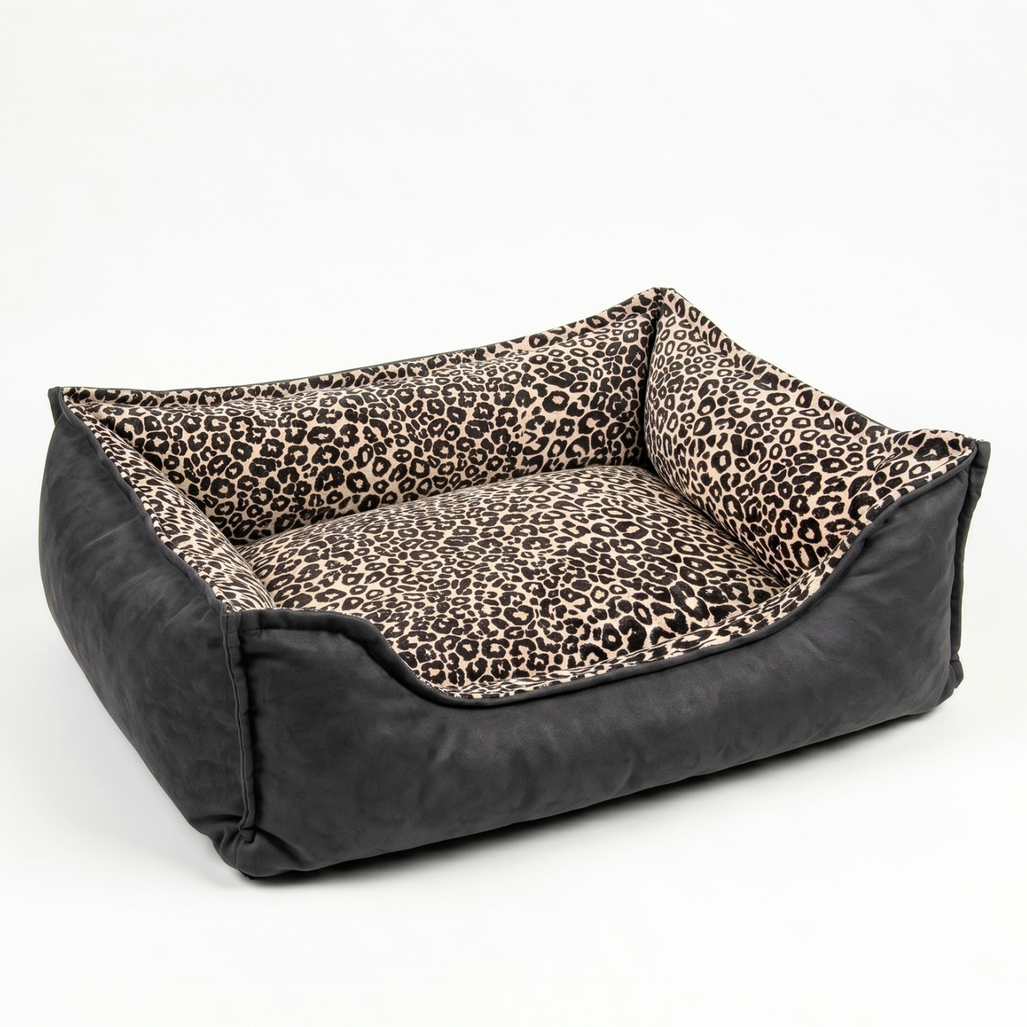 Seria PREMIUM – design i luksus - ortopedyczne legowisko LEOPARD GLAM