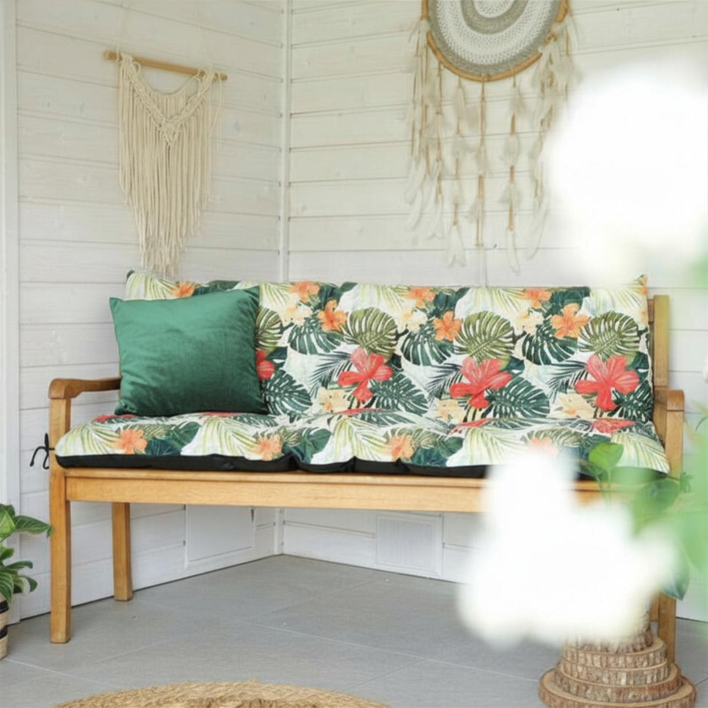 Poduszki na meble ogrodowe z oparciem