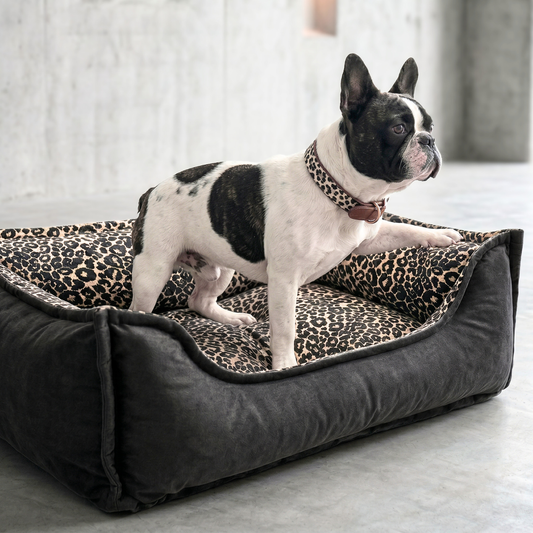Ortopedyczne legowisko LEOPARD GLAM