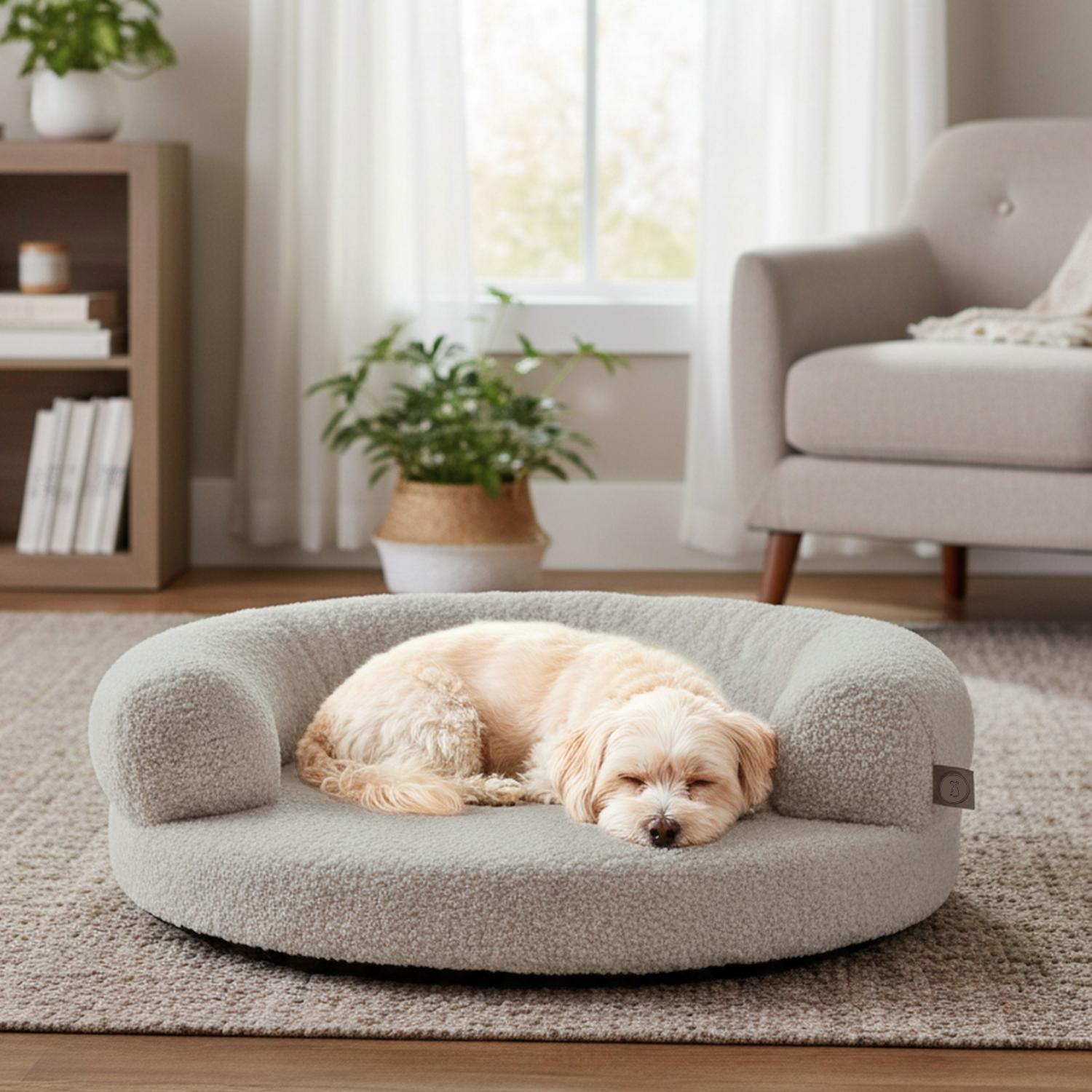 Seria PREMIUM - legowisko boucle dla psa JEFFY