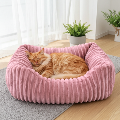 Pluszowe legowisko dla kota BELLA