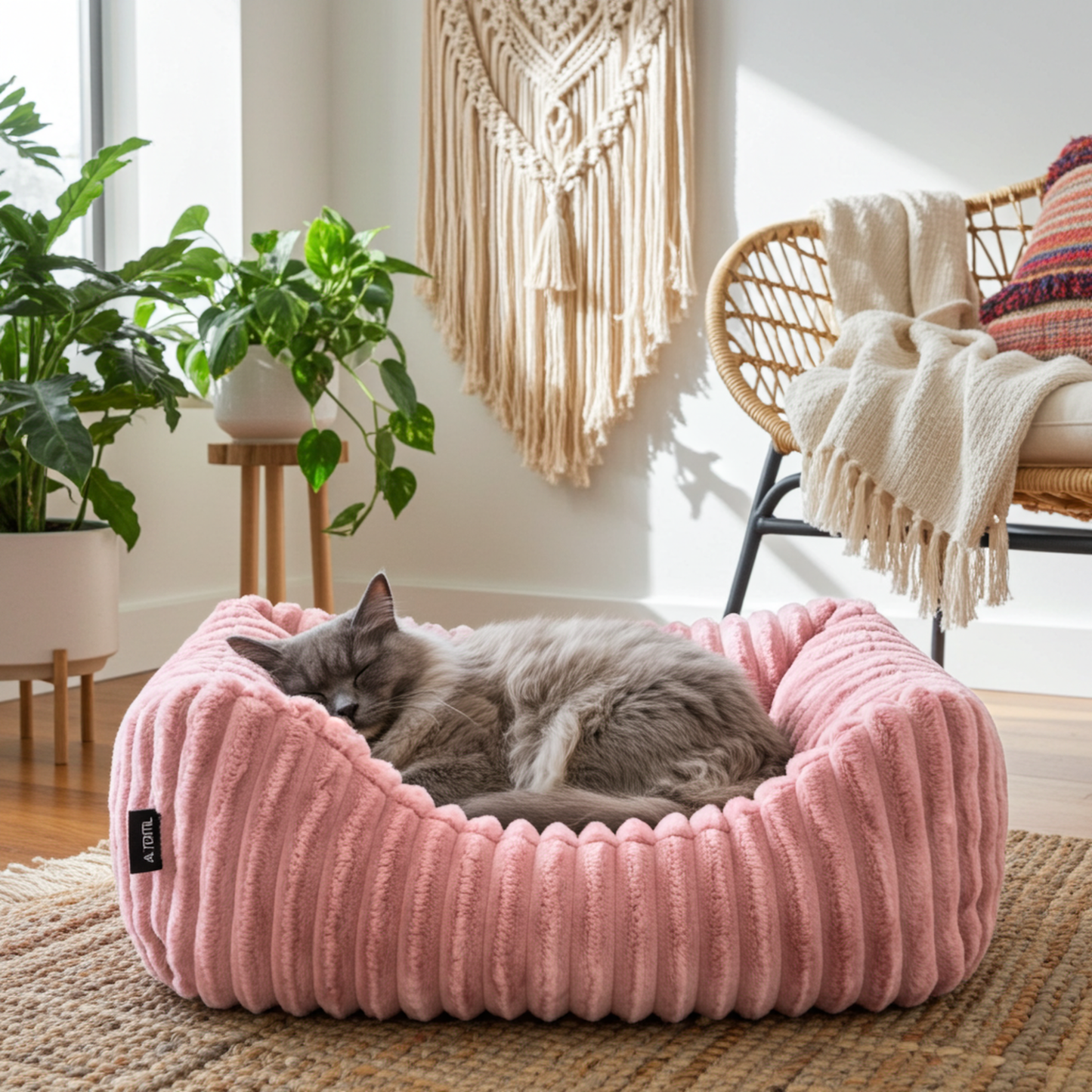 Pluszowe legowisko dla kota BELLA