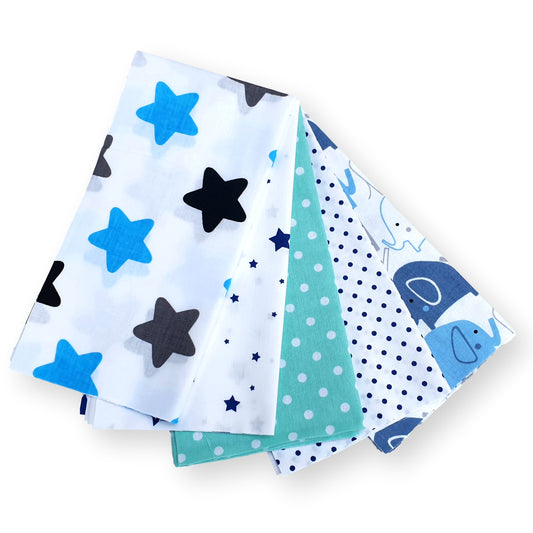 Patchwork bawełna 5 kolorów / zestaw 20 sztuk