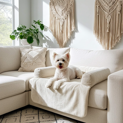 Przytulne legowisko na kanapę dla psa LARA