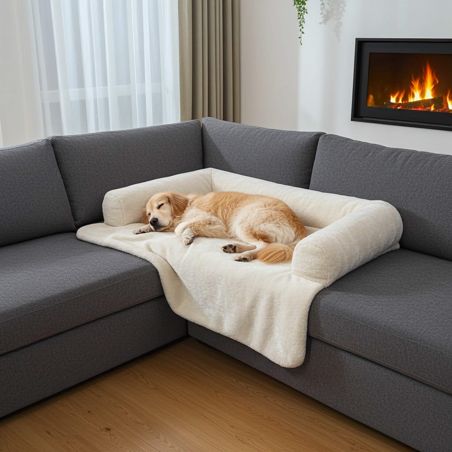 Przytulne legowisko na kanapę dla psa LARA