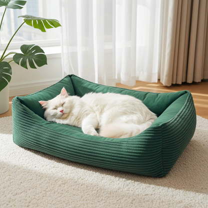 Sztruksowe legowisko dla kota MOLLY