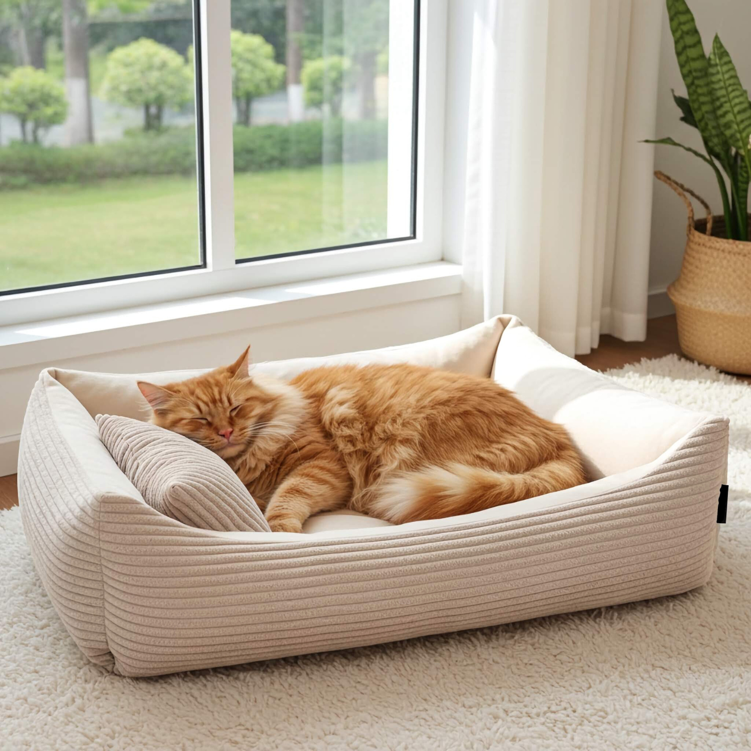 Sztruksowe legowisko dla kota MOLLY