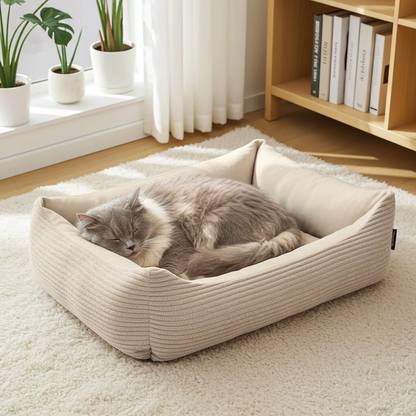 Sztruksowe legowisko dla kota MOLLY