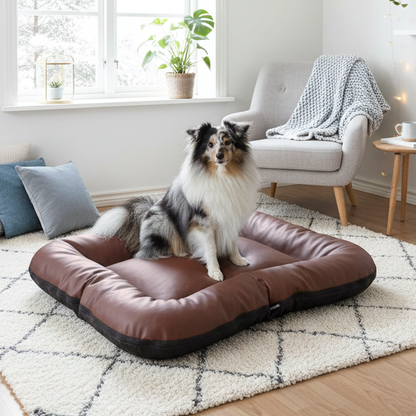 Legowisko ponton dla psa z eko skóry ELLA