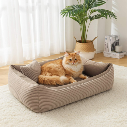 Sztruksowe legowisko dla kota MOLLY