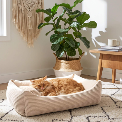 Sztruksowe legowisko dla kota MOLLY