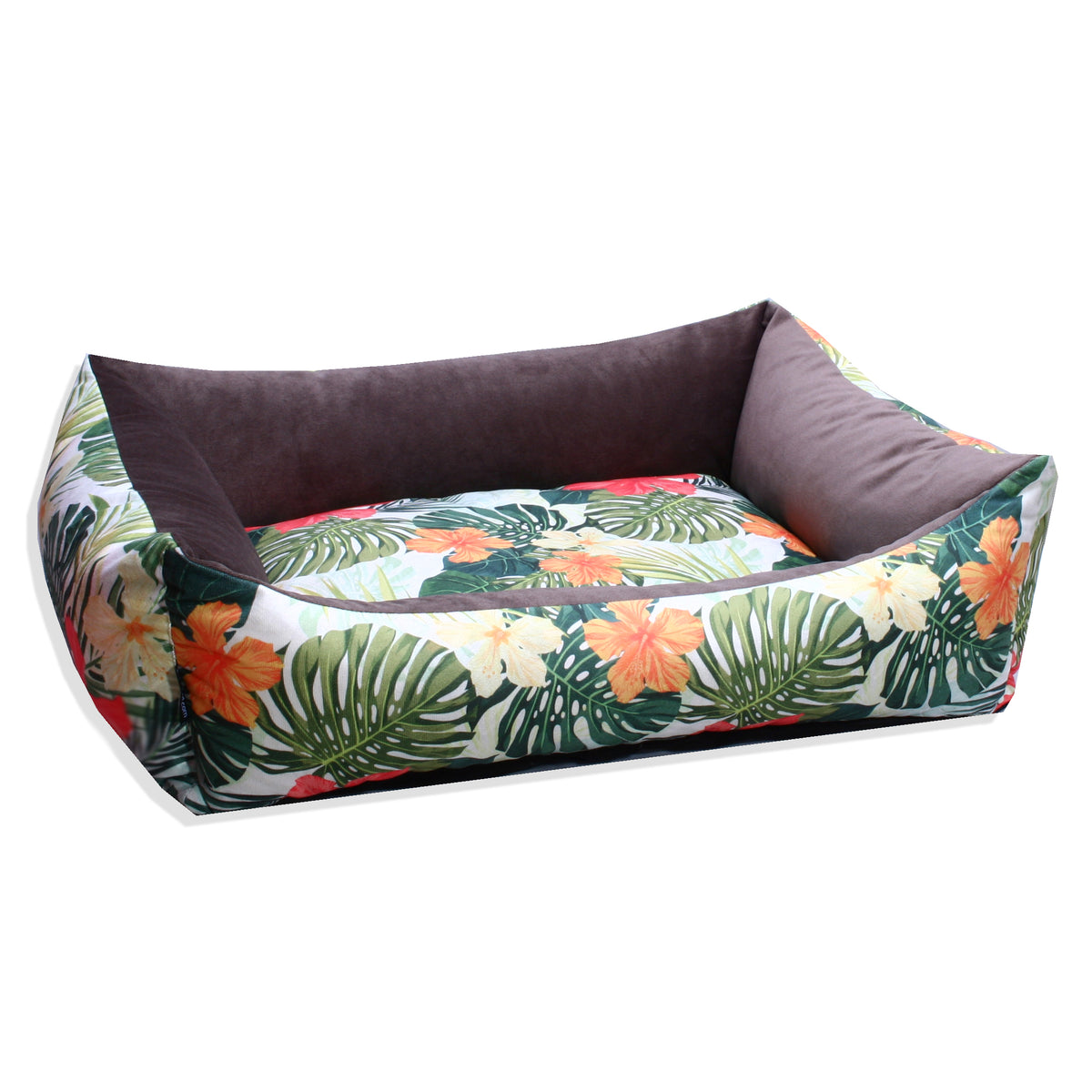 OUTLET przytulne legowisko dla psa lub kota DARIO TROPIC, rozmiar 100x80 cm
