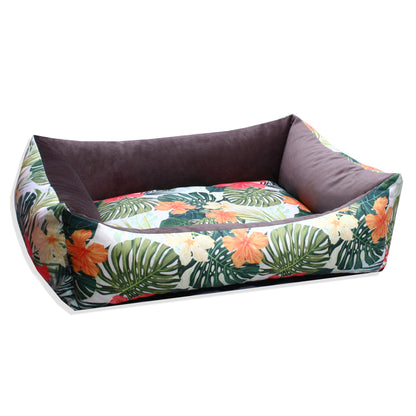 OUTLET przytulne legowisko dla psa lub kota DARIO TROPIC, rozmiar 100x80 cm