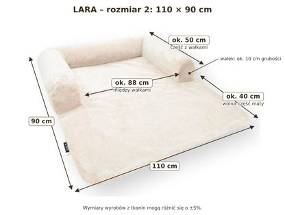 LARA rozmiar 2 – wymiary 110 × 90 cm