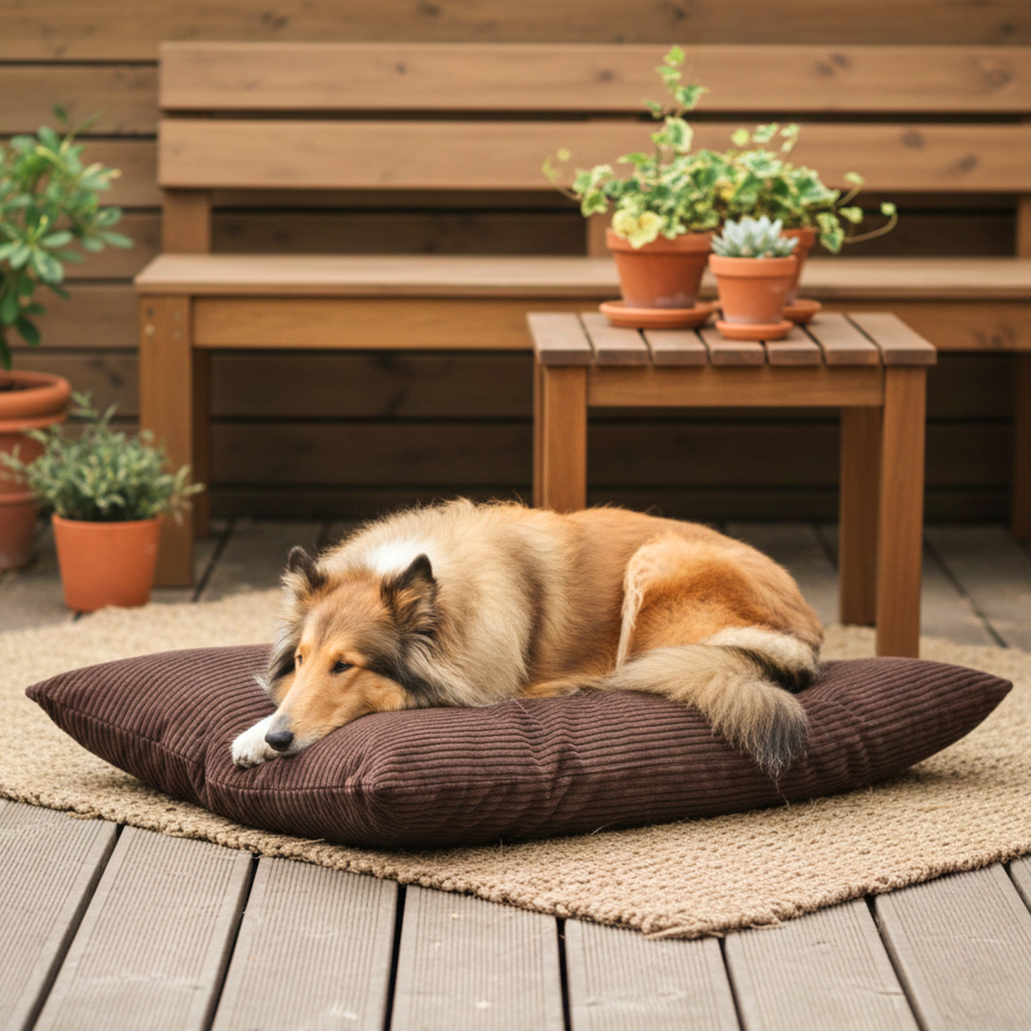 Poduszka dla psa ze sztruksu MOLLY